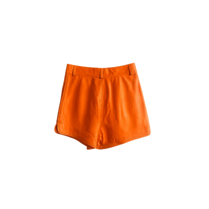 Short Couro Laranja CMINDOV