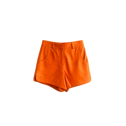 Short Couro Laranja CMINDOV