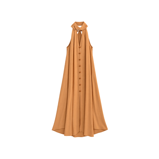 Vestido Midi Botões Cris Barros