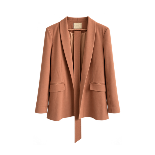 Blazer Gaia Marrom Framed