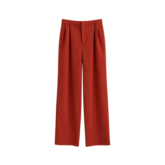 Calça Pantalona Laranja Paula Raia