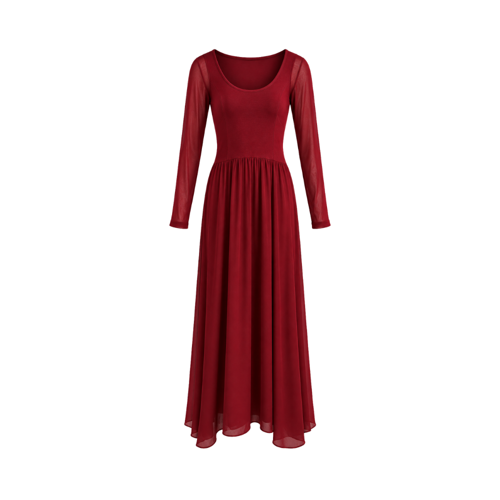 Vestido Vinho Cris Barros