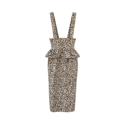 Salopete Animal Print Paula Raia