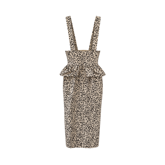 Salopete Animal Print Paula Raia