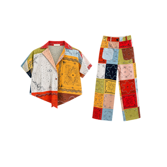 Conjunto Multicolorido Framed