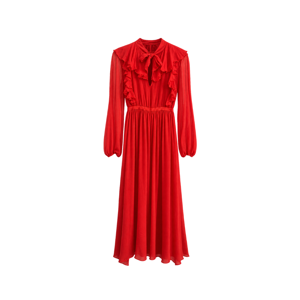 Vestido Vermelho Giambattista Valli