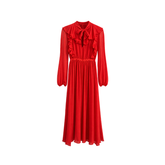 Vestido Vermelho Giambattista Valli