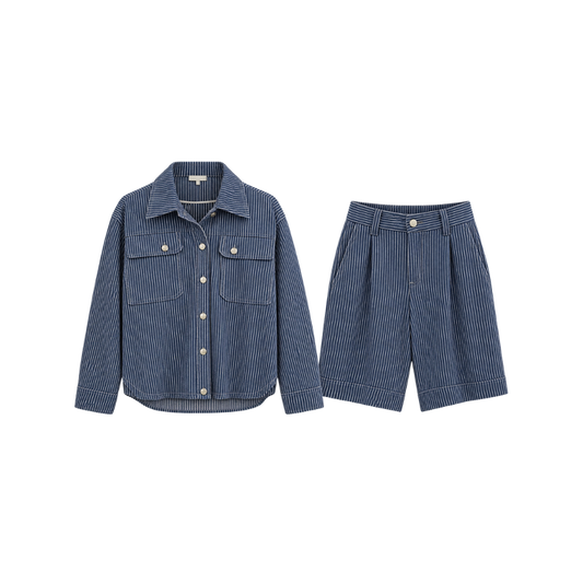 Conjunto Risca Giz Azul NK