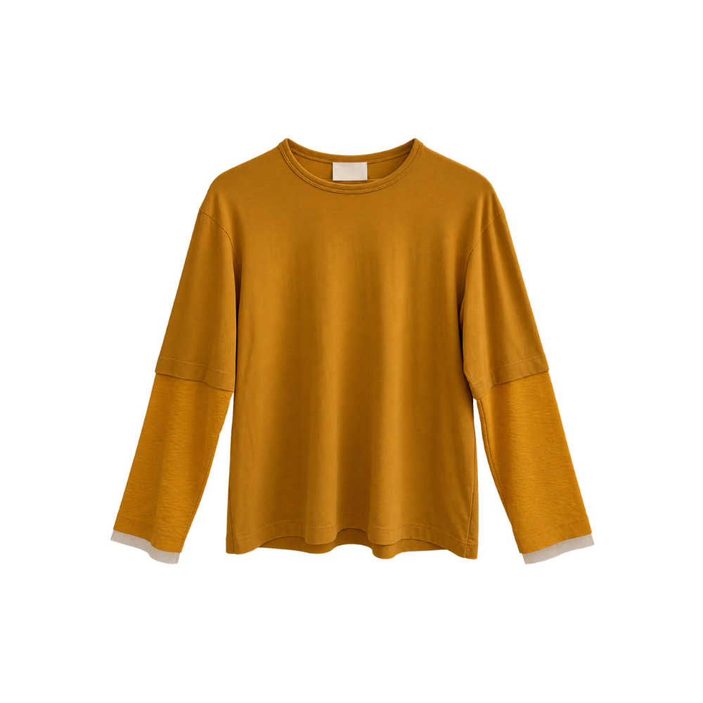 Camisa Mostarda Paula Raia