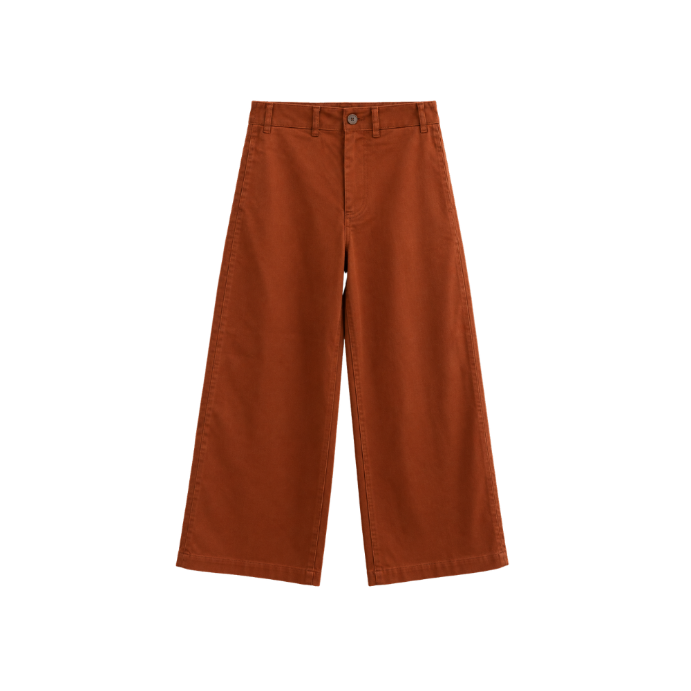 Calça Pantacourt Terracota Paula Raia
