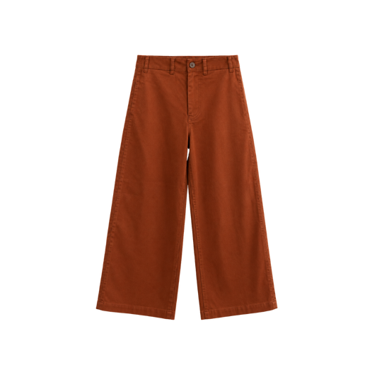 Calça Pantacourt Terracota Paula Raia