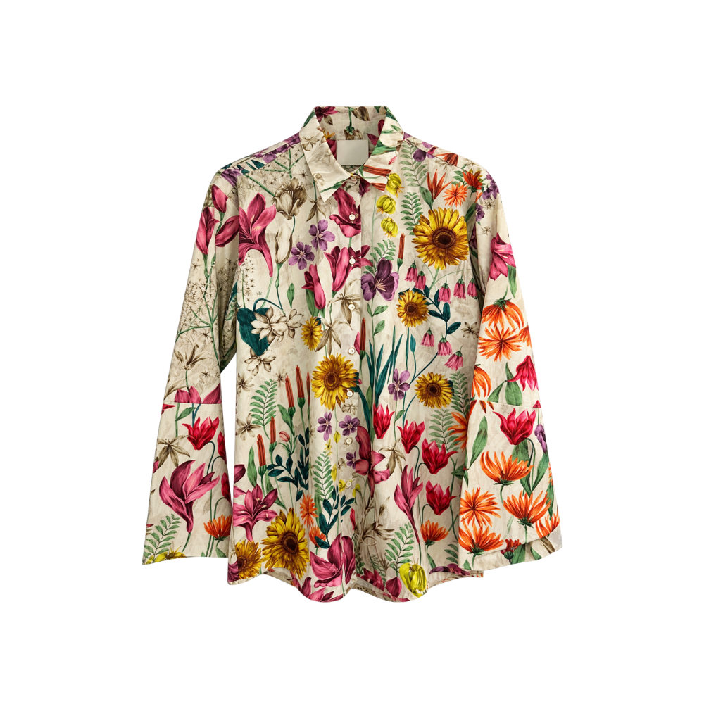 Camisa Estampa Floral Paula Raia