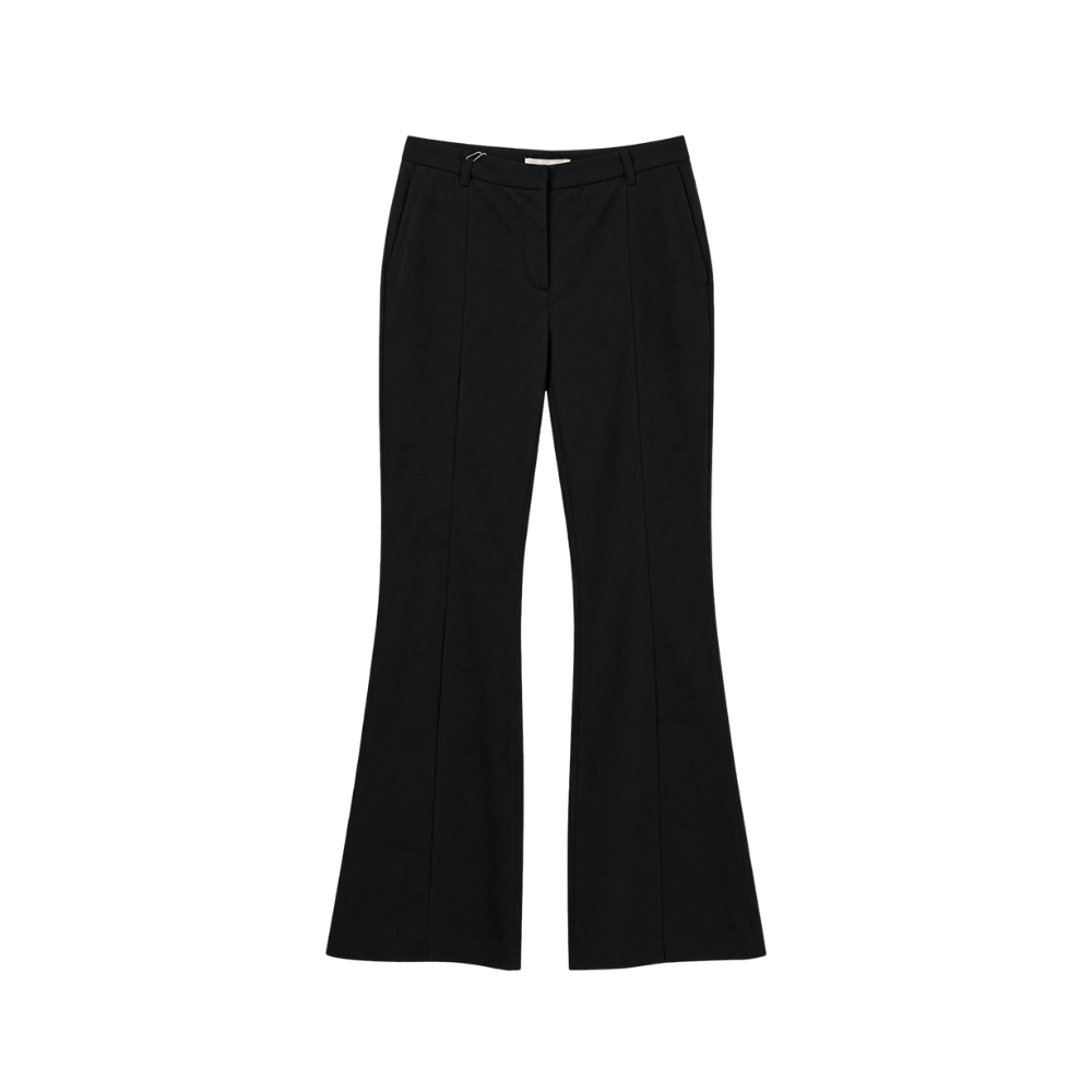 Calça Flare Preta Burberry