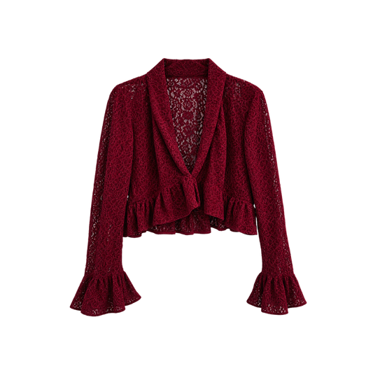Bolero de Renda Paula Raia