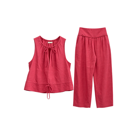 Conjunto Linho Rosa Cris Barros