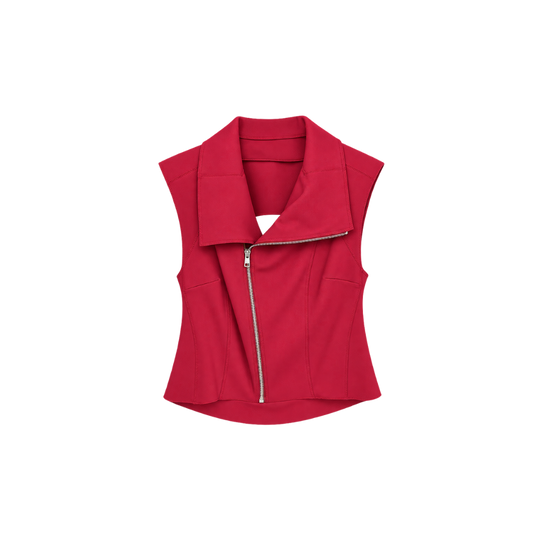 Blusa Vermelha Assimétrica Gloria Coelho