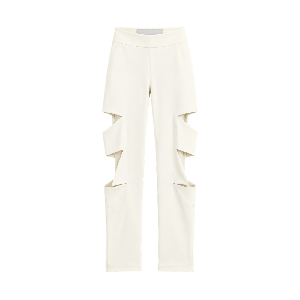 Calça Recortes TK Off White