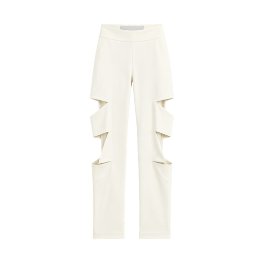 Calça Recortes TK Off White