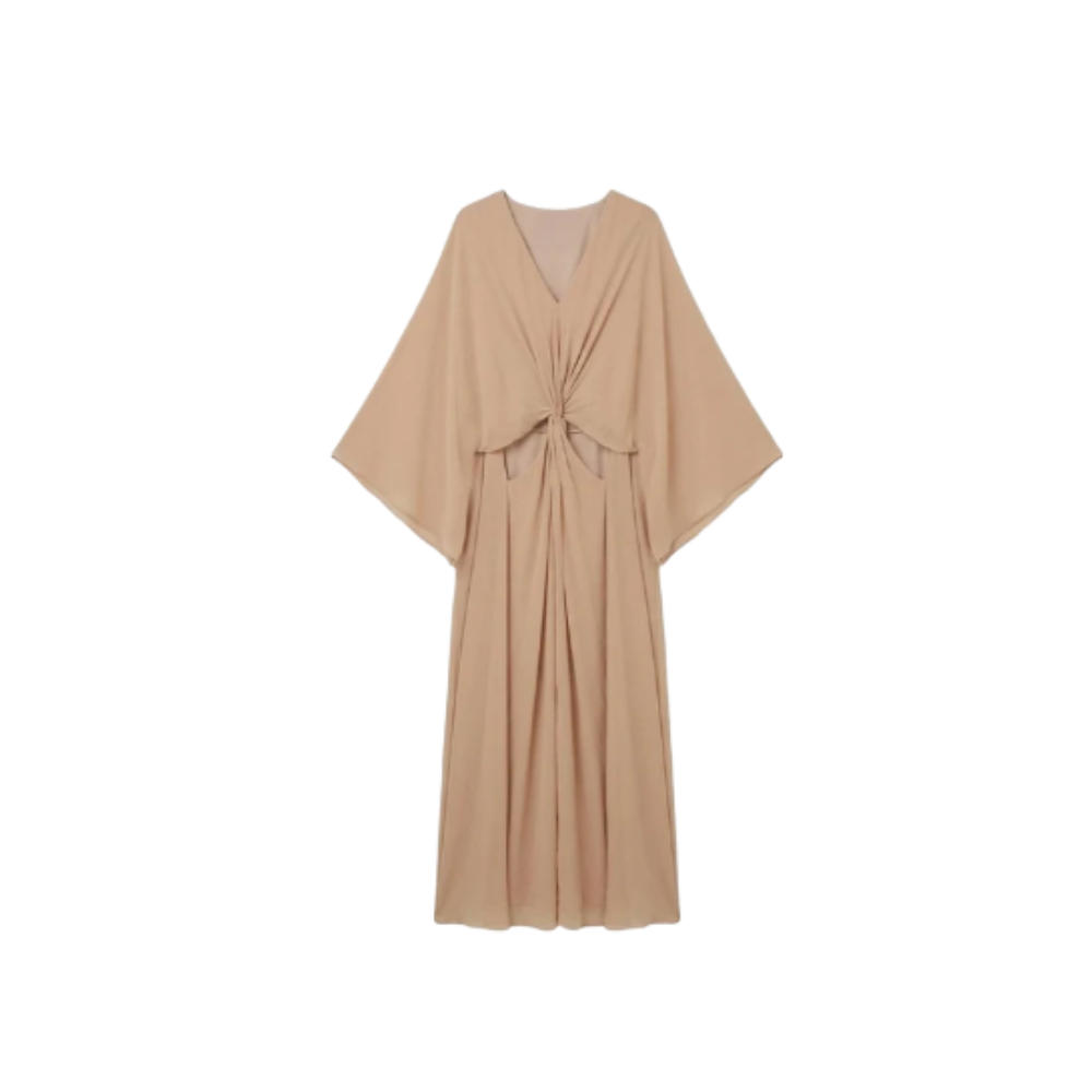Vestido Bege Cris Barros
