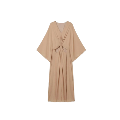 Vestido Bege Cris Barros
