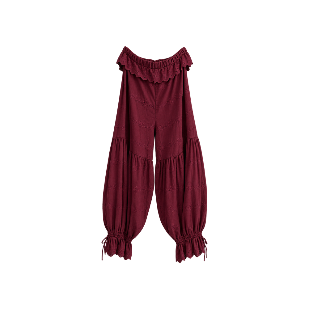 Calça Bordada Paula Raia