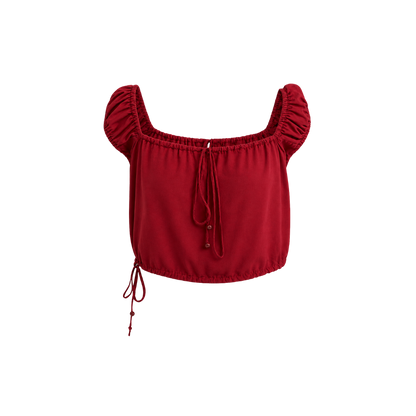 Top Vermelho Cris Barros