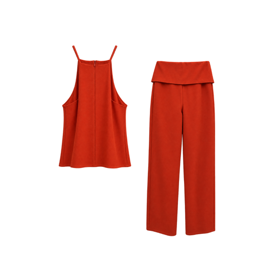 Conjunto Laranja Cris Barros