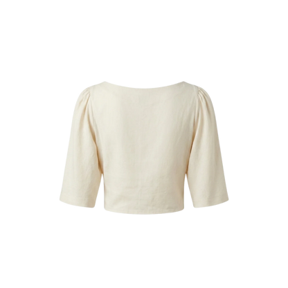 Top Branco Cris Barros