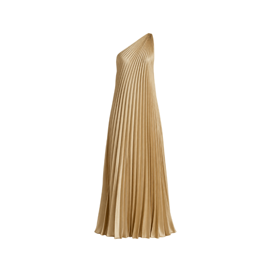 Vestido Dourado Laura Cangussu