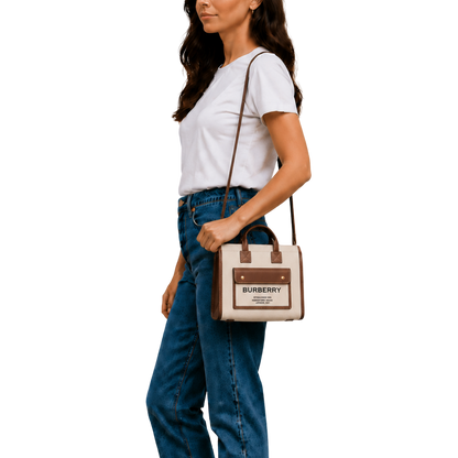 Bolsa Burberry Tote Freya Mini