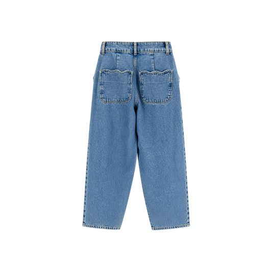 Calça  Wide Leg Jeans Framed