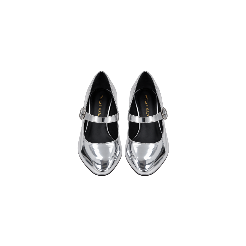 Scarpin Farn Prata Paula Torres