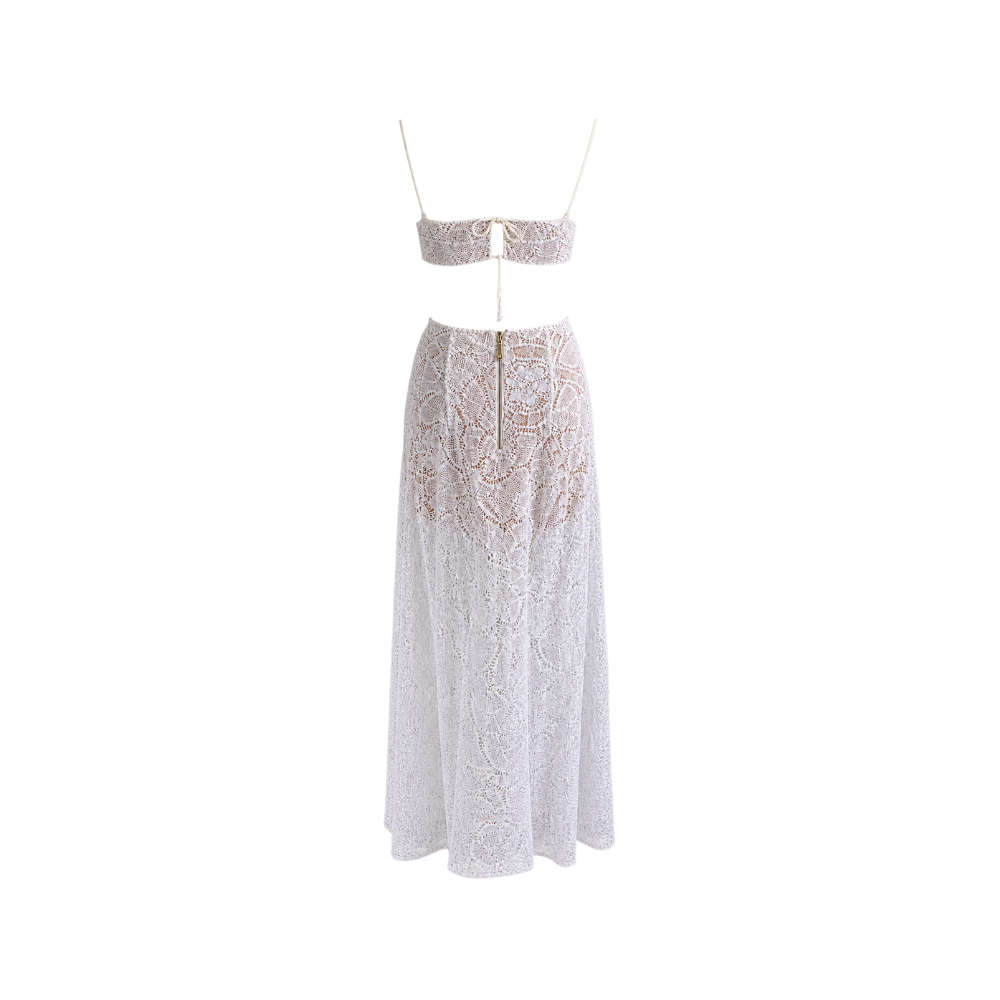 Vestido Renda com Recortes Marta Medeiros