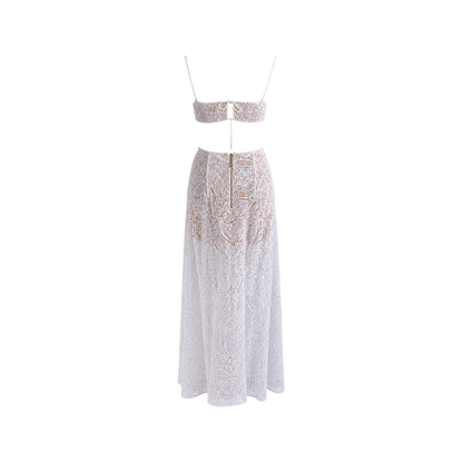 Vestido Renda com Recortes Marta Medeiros
