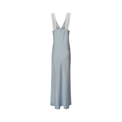 Conjunto Robe Camisola Longo Azul