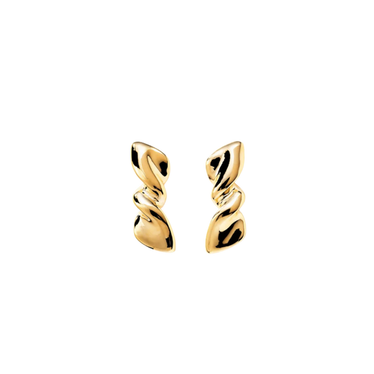 Brinco Ribbon Maxi Nour Dourado