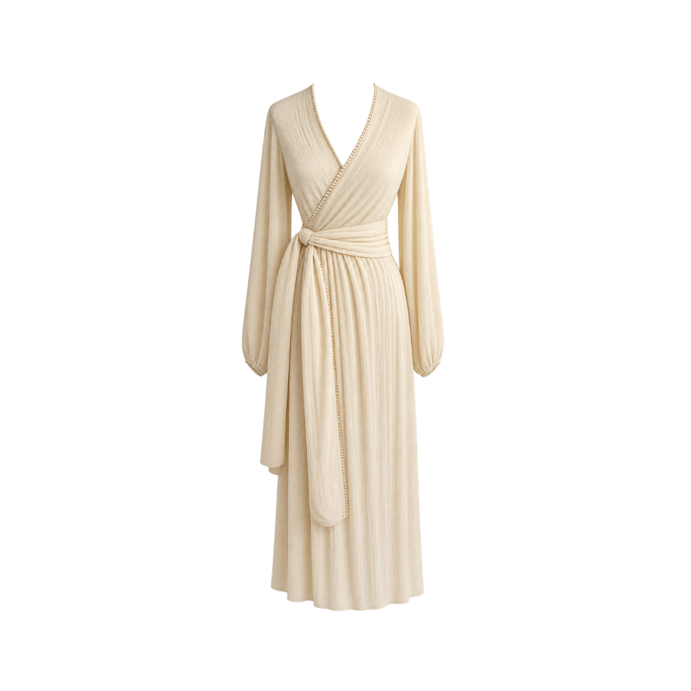 Vestido Bege Paula Raia