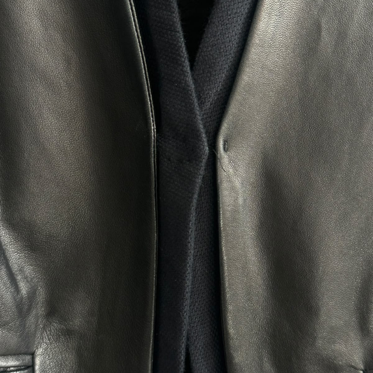 Blazer Couro Piazza Sempione