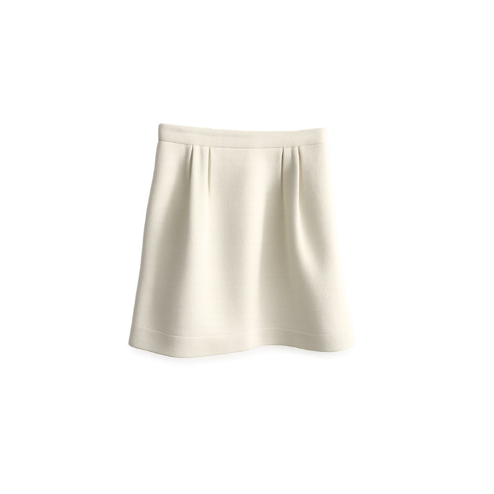 Saia Curta Off White Niini