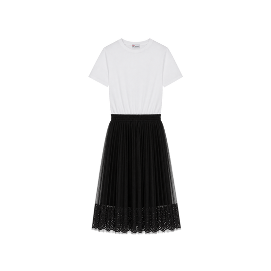 Vestido P&B Red Valentino