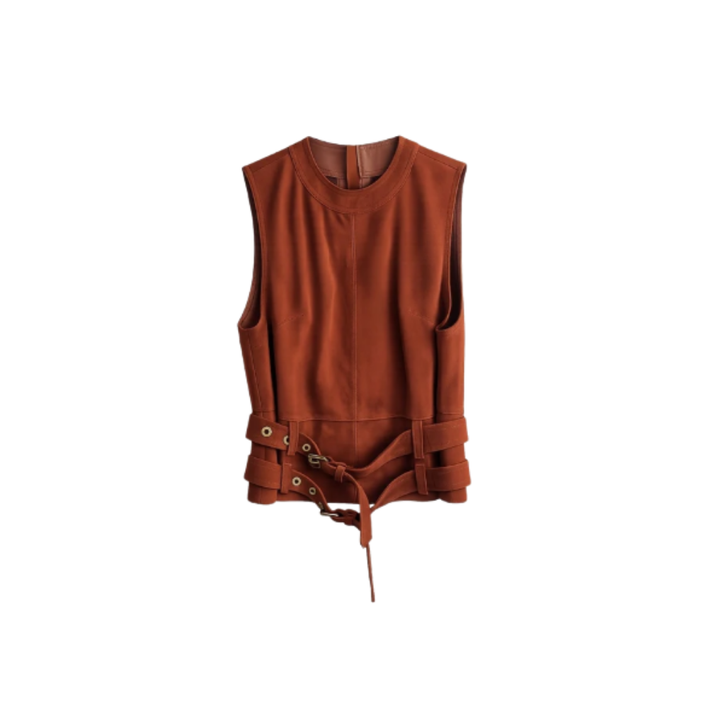 Blusa Couro Nk