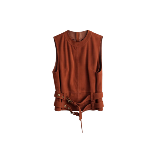 Blusa Couro Nk