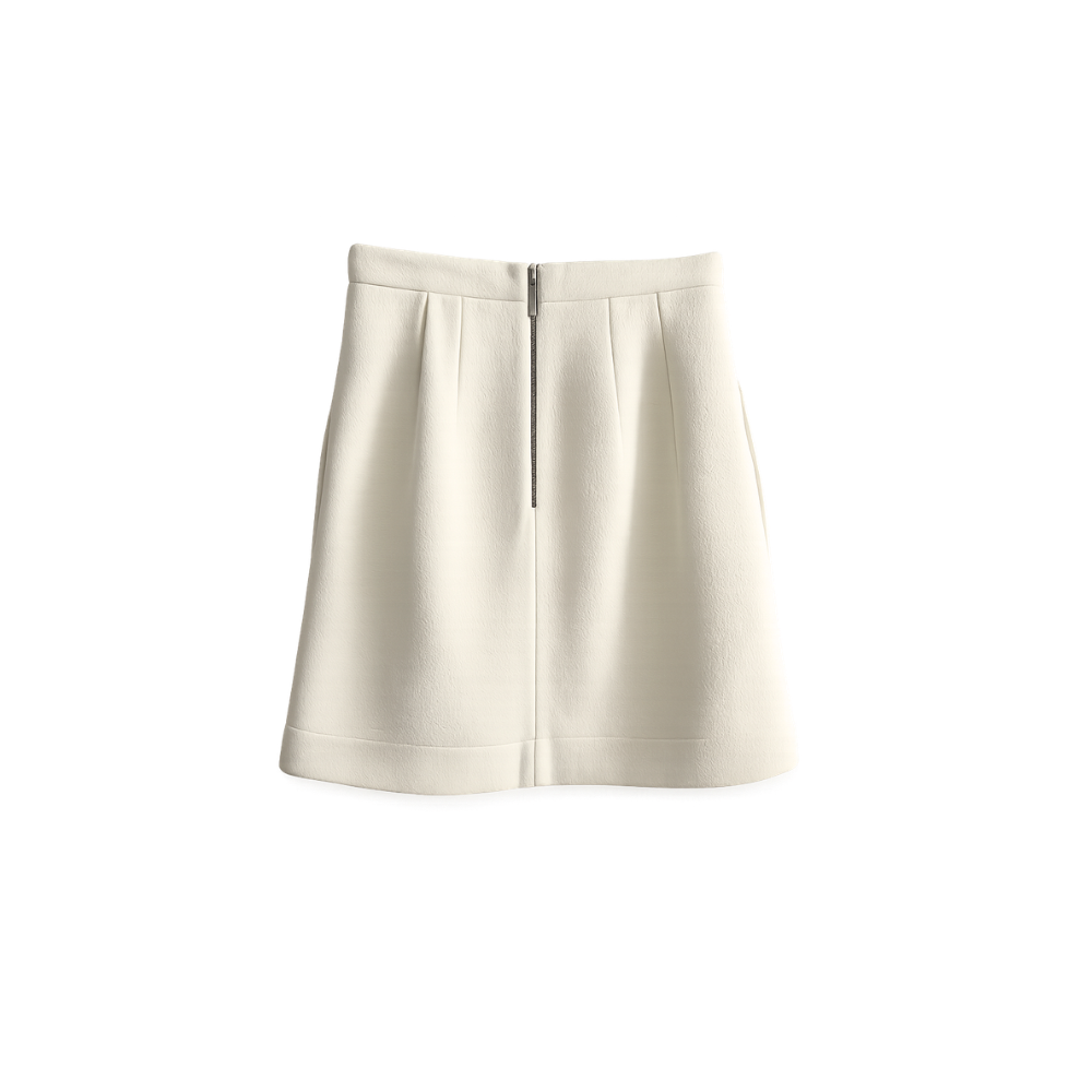 Saia Curta Off White Niini