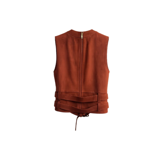 Blusa Couro Nk