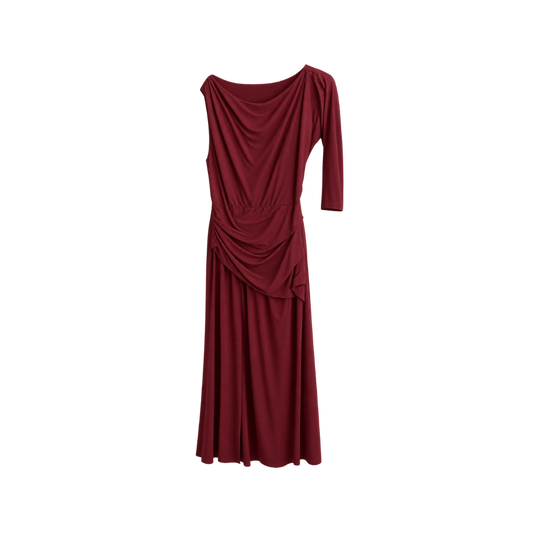 Vestido Vinho Cris Barros