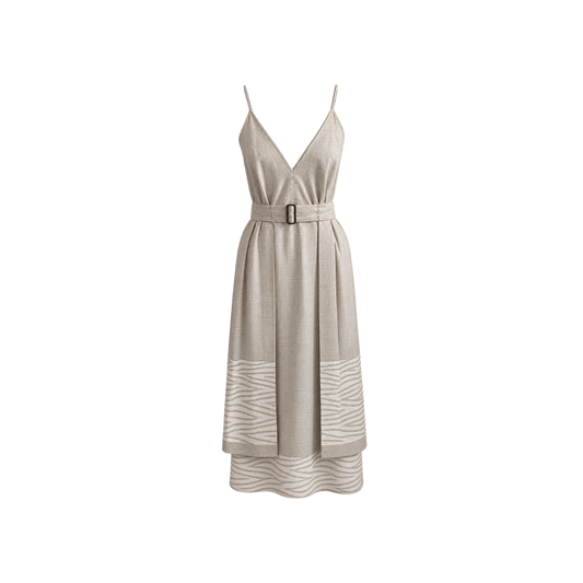 Vestido Linho Paula Raia