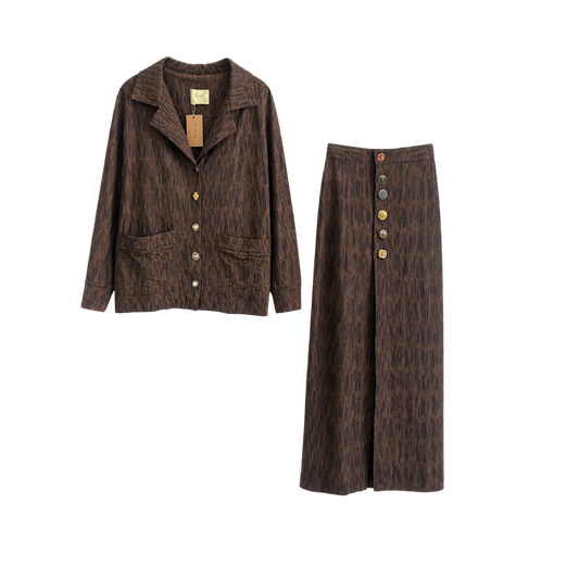 Conjunto Trio Marrom Framed