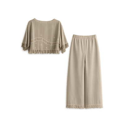Conjunto Bege Helô Rocha