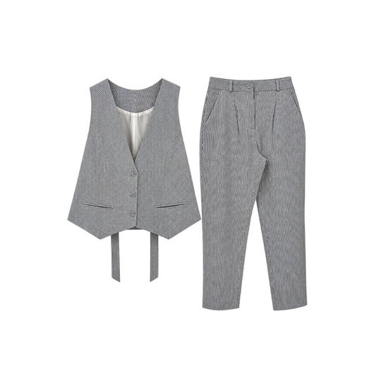 Conjunto Listrado Cris Barros