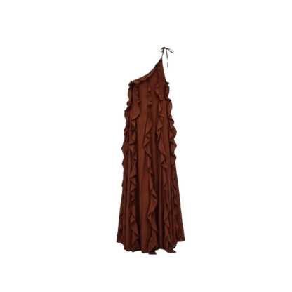 Vestido Marrom Staud
